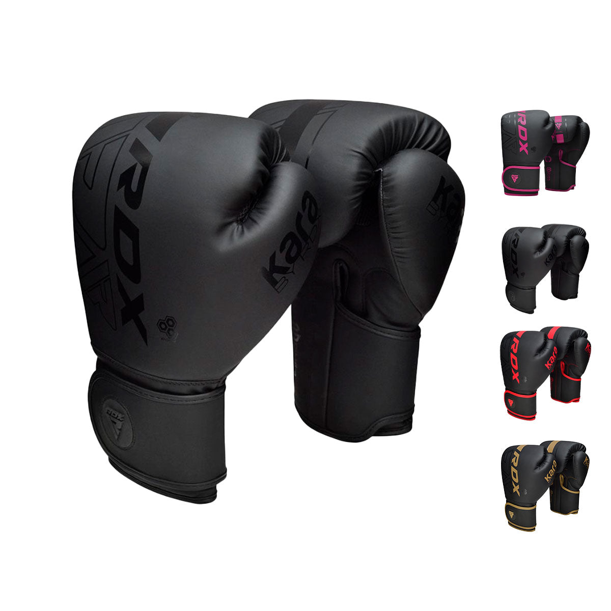 GUANTES DE BOX KIDS F6 NEGROS