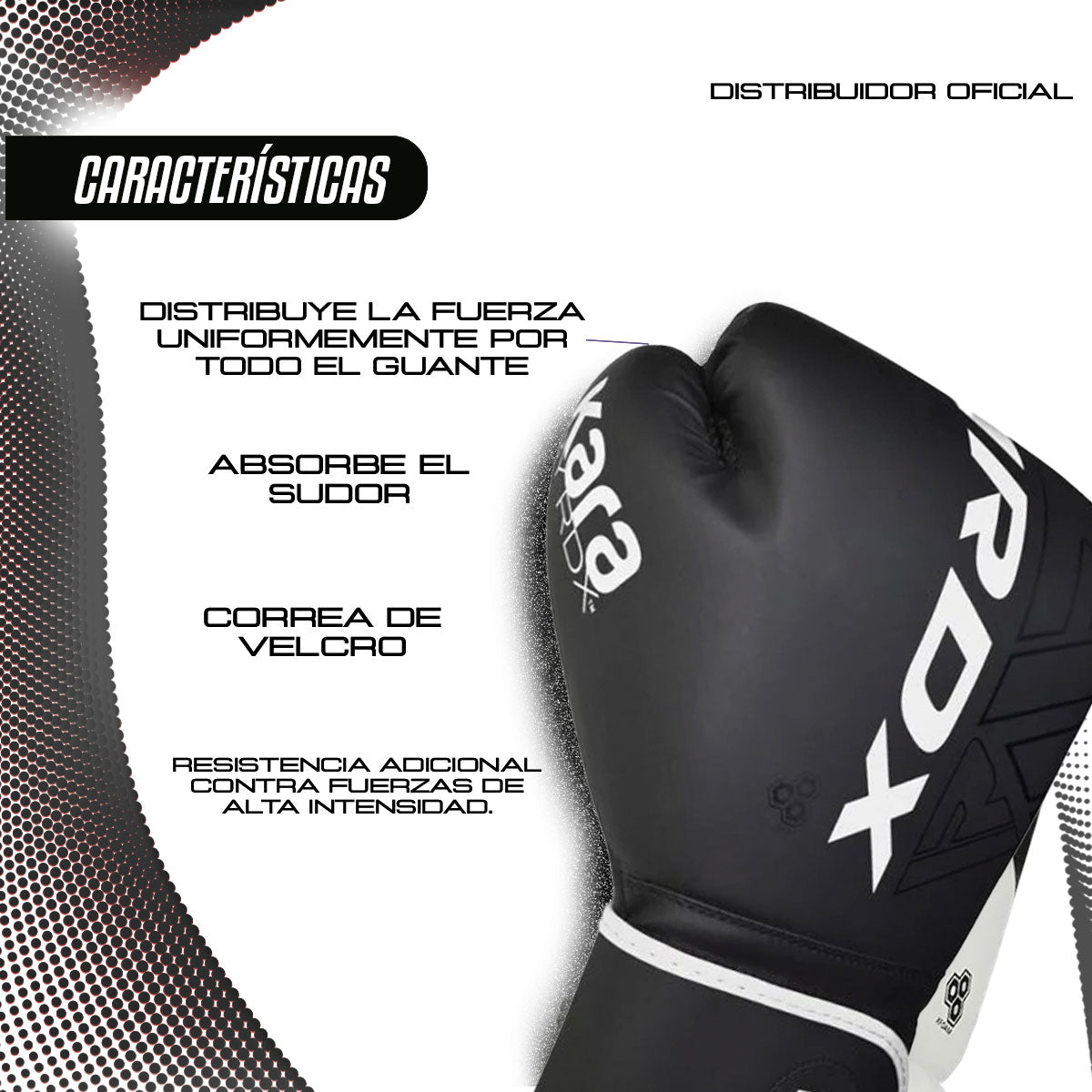 RDX GUANTES DE BOX PARA ENTRENAMIENTO F6 KARA