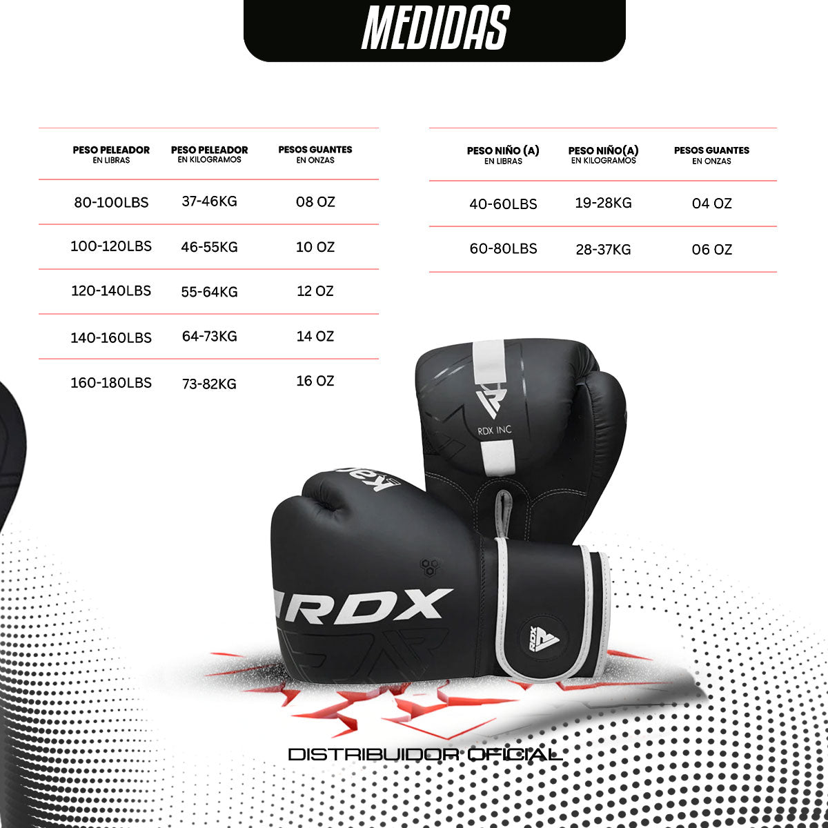 RDX GUANTES DE BOX PARA ENTRENAMIENTO F6 KARA