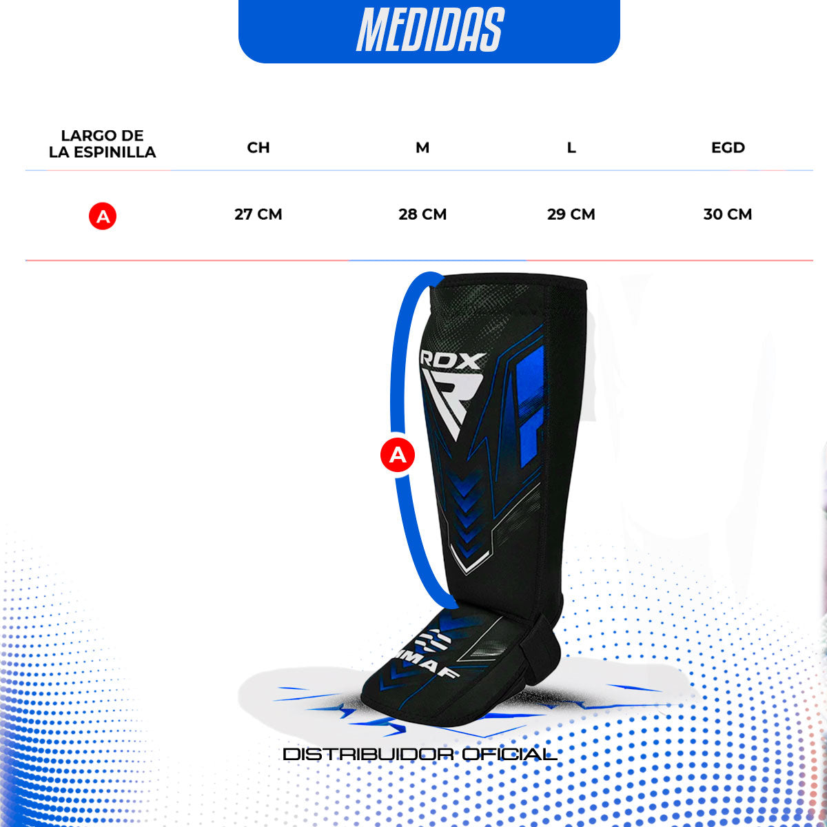 Espinilleras De Neopreno Immaf Rdx Mma Box Artes Marciales