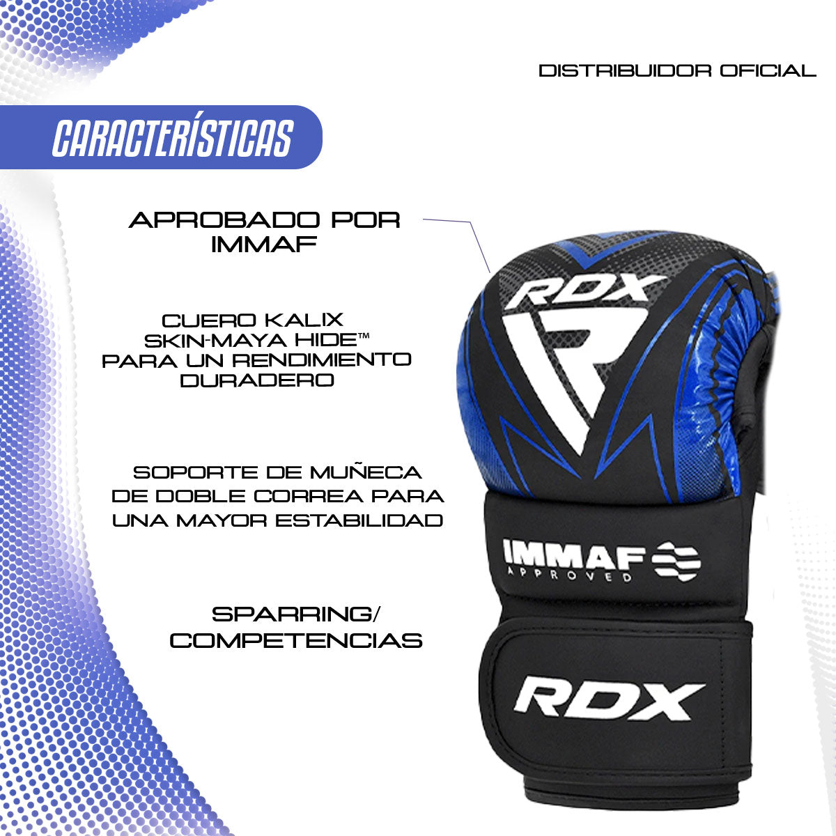 Guantes Mma Immaf Rdx Sparring Muaythai Entrenamiento