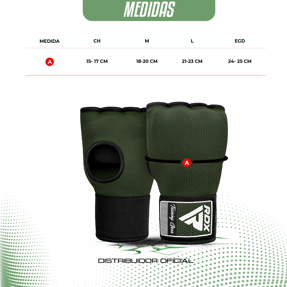 PREVENTA SUSTITUTOS DE VENDAS RDX OEKO-TEX