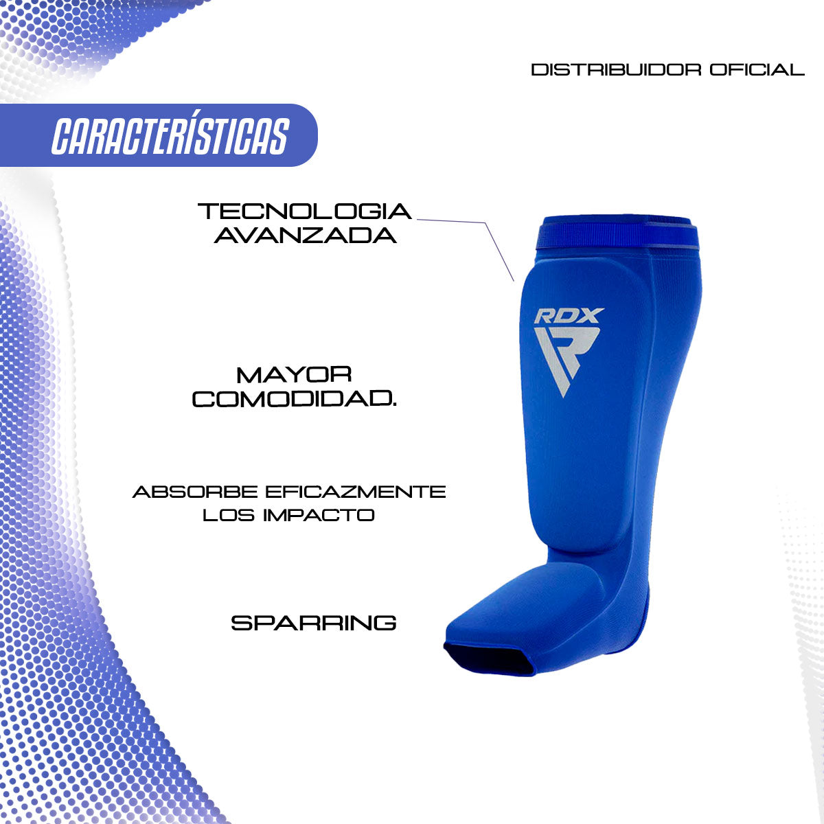 PREVENTA ESPINILLERAS TIPO CALCETA RDX FOAM ROJAS