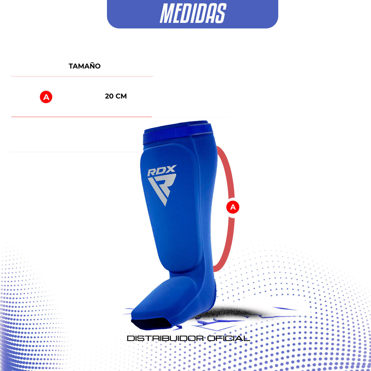 PREVENTA ESPINILLERAS TIPO CALCETA RDX FOAM ROJAS