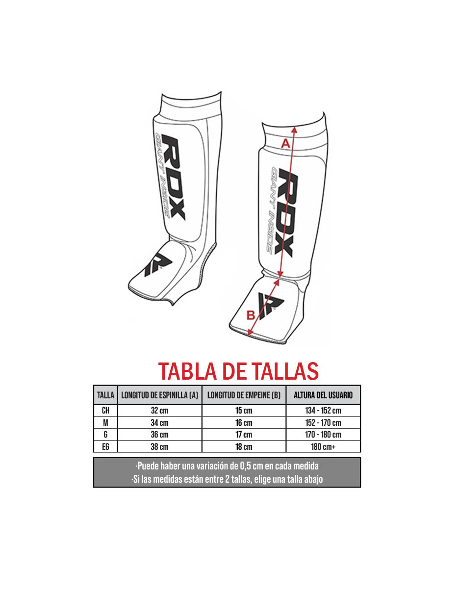 ESPINILLERAS TIPO CALCETA