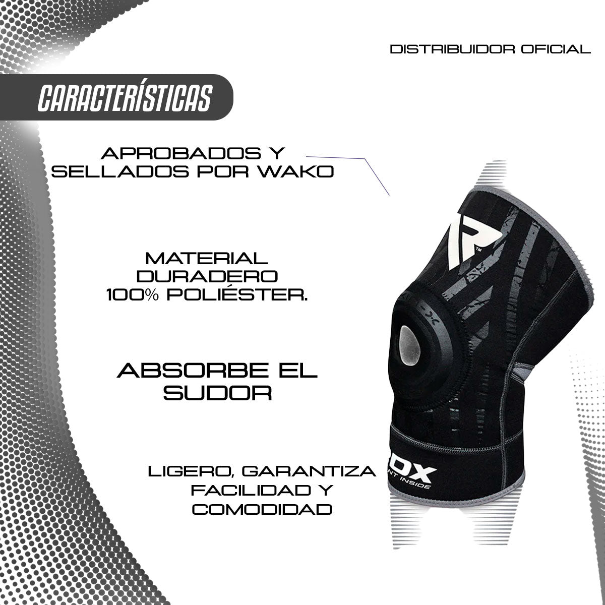 PREVENTA RODILLERA PARA ENTRENAMIENTO RDX K2 PREVENTA
