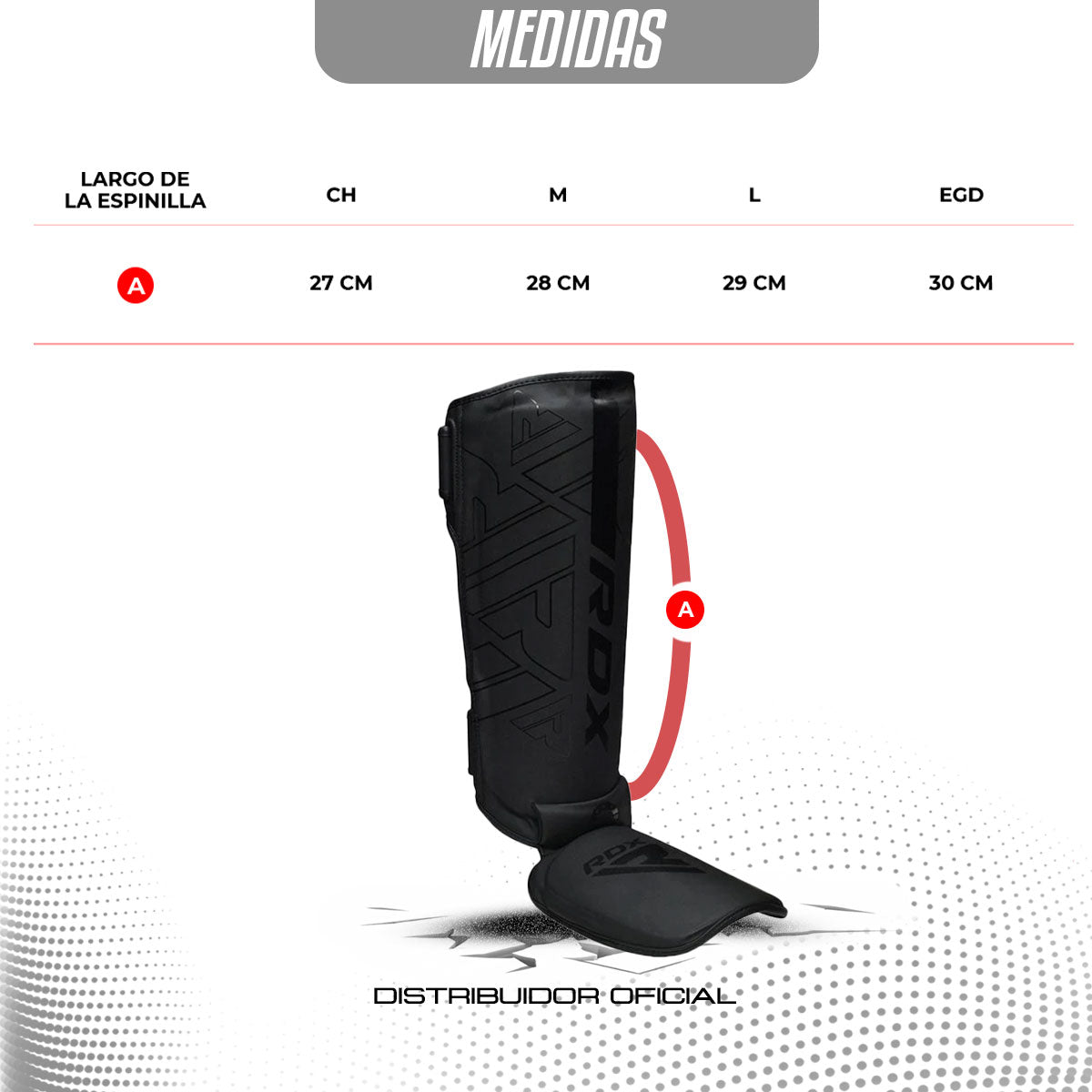 PREVENTA ESPINILLERAS RDX F6 KARA