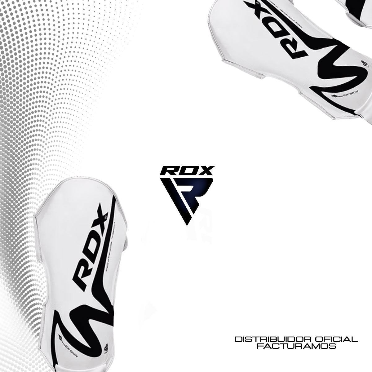 ESPINILLERAS RDX T15 NERO WHITE