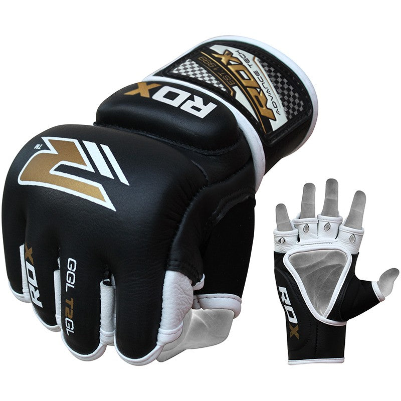 GUANTES DE PIEL PARA MMA T2