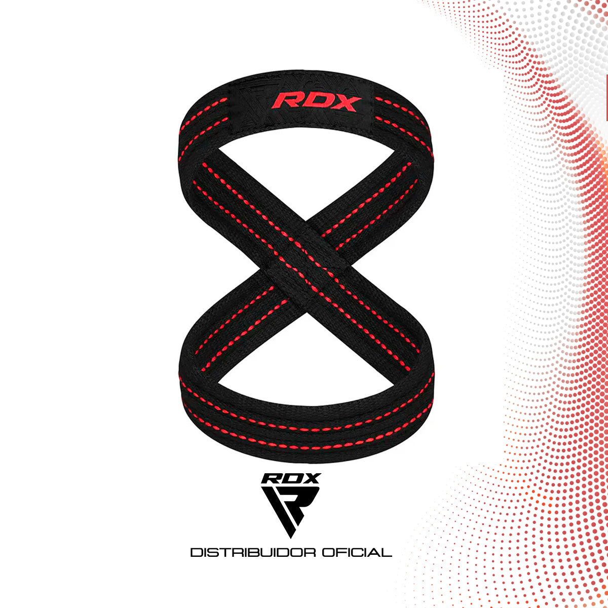 CORREAS FIGURE-8 DE LEVANTAMIENTO RDX – SOPORTE ANTIDESLIZANTE PARA DEADLIFTS Y PESAS