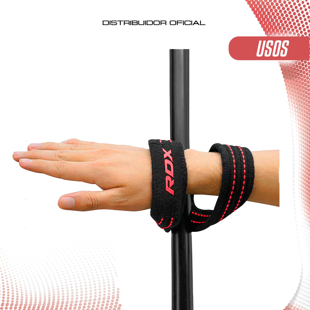 CORREAS FIGURE-8 DE LEVANTAMIENTO RDX – SOPORTE ANTIDESLIZANTE PARA DEADLIFTS Y PESAS