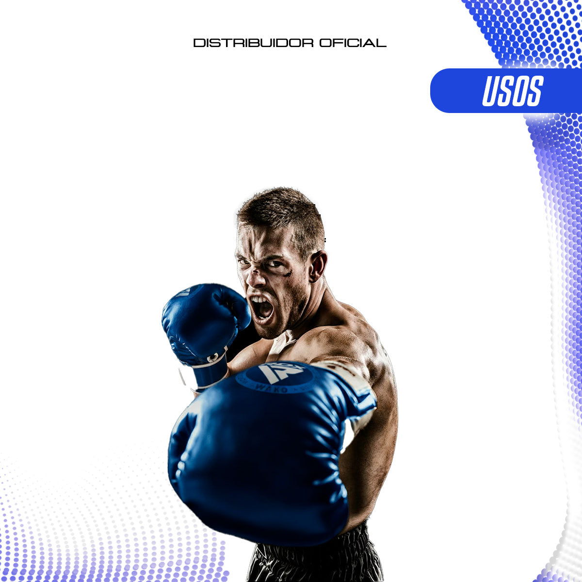 GUANTES RDX T1 WAKO AZUL – APROBADOS POR WAKO, PARA SPARRING Y ENTRENAMIENTO