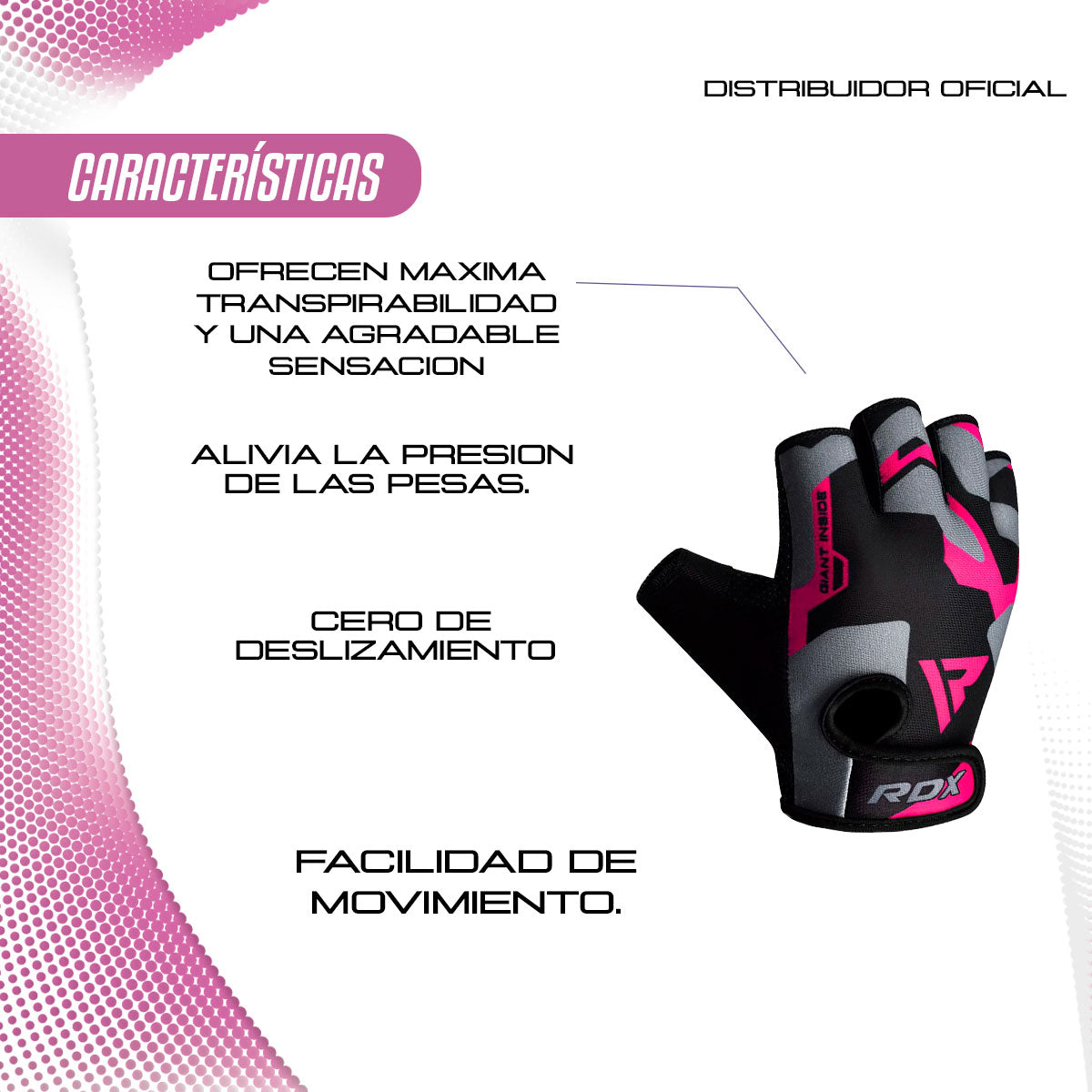 Guantes de Gimnasio RDX F6 Floreados – Agarre Superior y Confort Premium