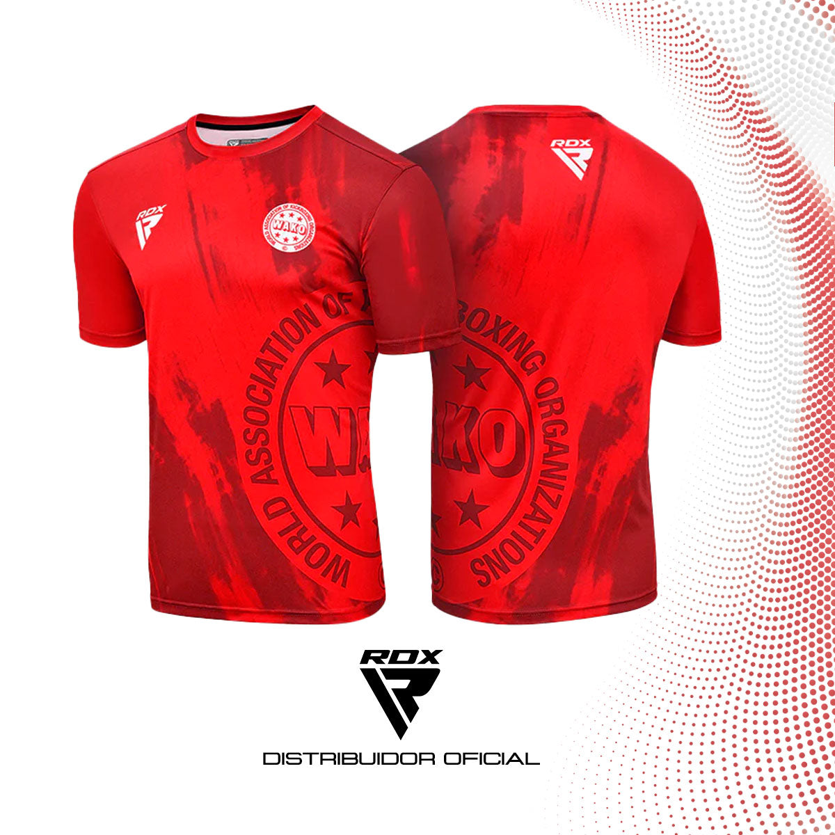 Playera deportiva WAKO T1 RDX – Certificada, Ligera y de Alto Rendimiento