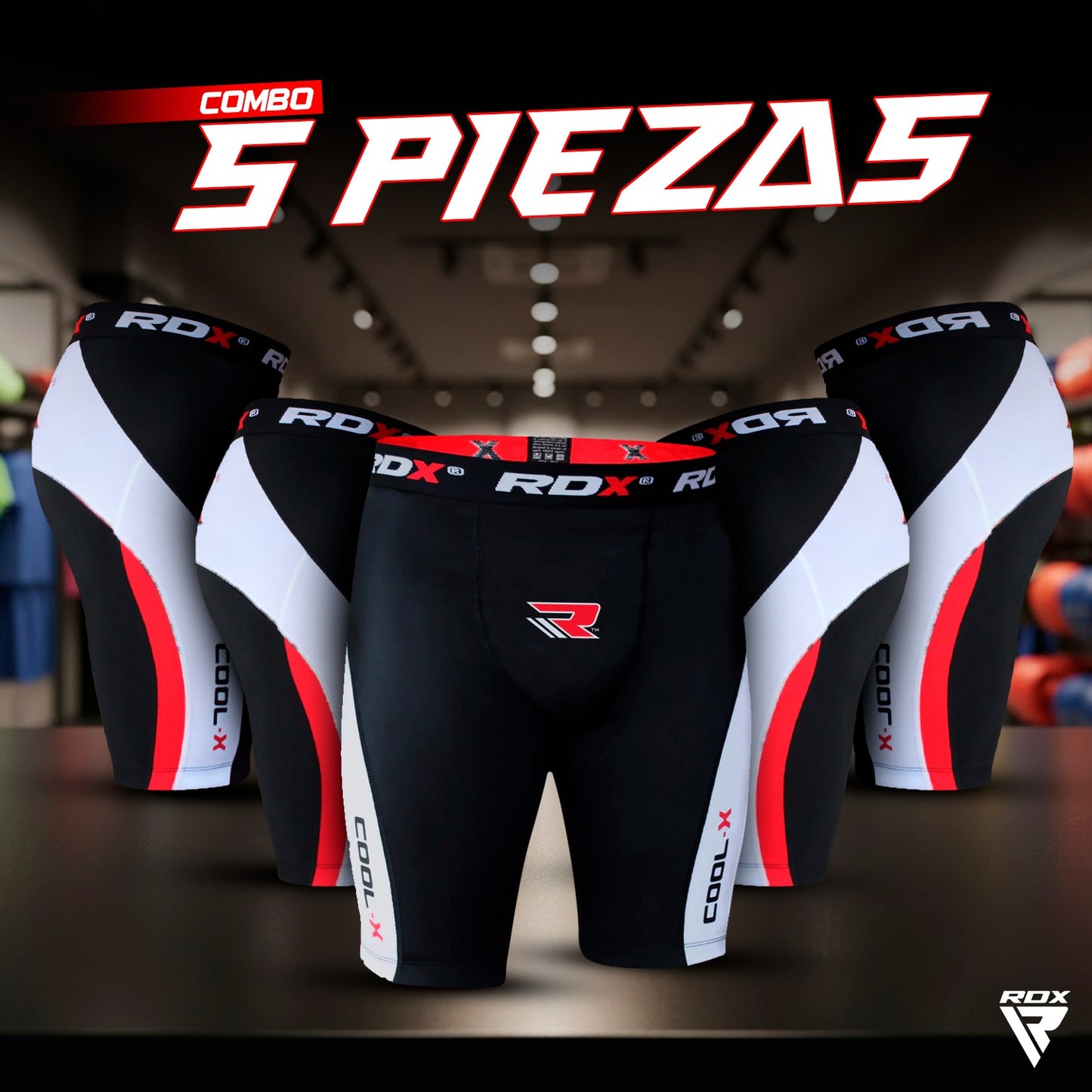 🔥💥Paquete de 5 shorts de compresion a Precio Especial💥🔥