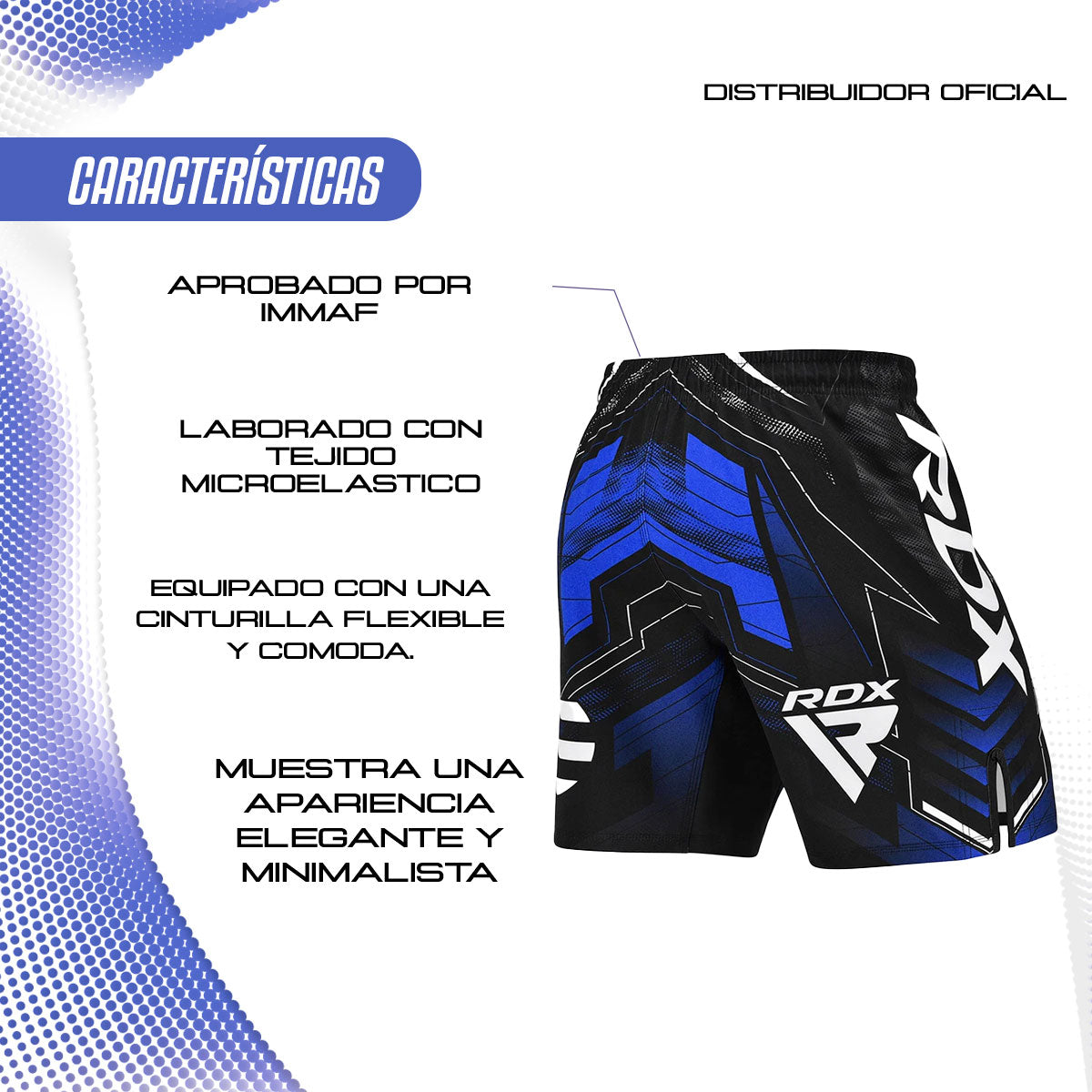 Short Mma Immaf Rdx Sparring Entrenamiento Muaythai