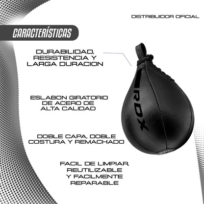 RDXF6 KARA PERA DE BOXEO CON ESLABON GIRATORIO DE ACERO
