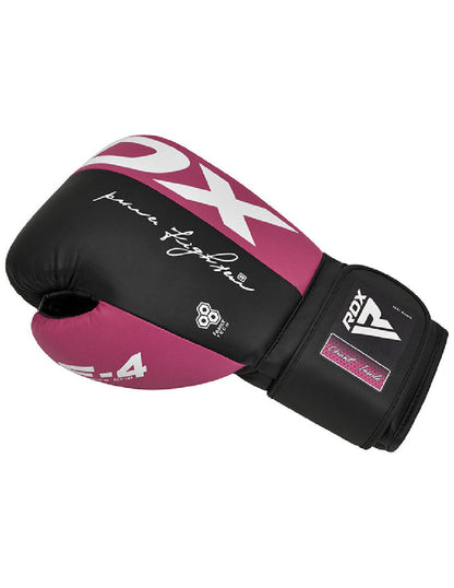 GUANTES DE BOXEO F4 ROSA