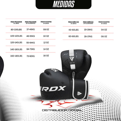 RDX GUANTES DE BOX PARA ENTRENAMIENTO F6 KARA
