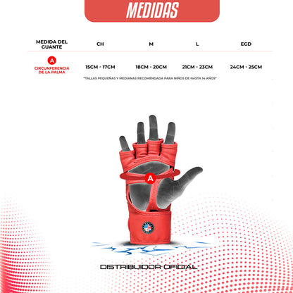 GUANTES DE MMA RDX AURA PLUS T-17