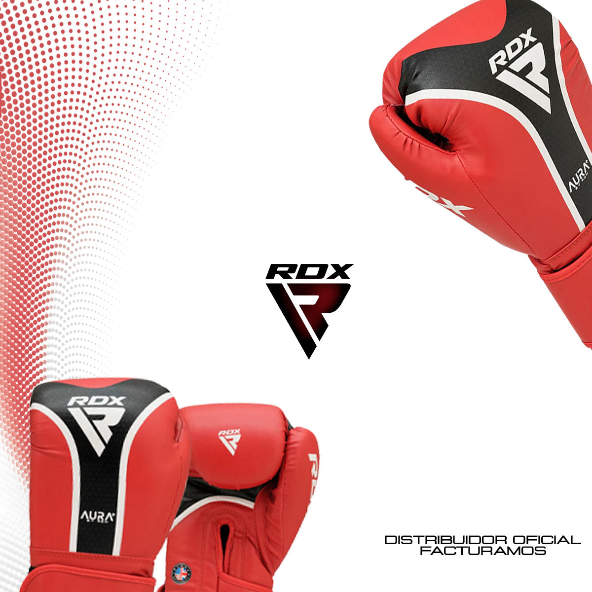 GUANTES DE BOXEO RDX AURA PLUS T-17