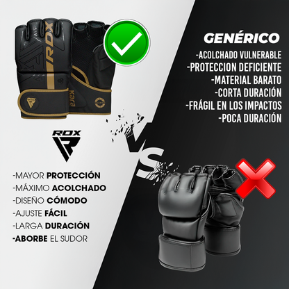 GUANTES DE MMA BLANCOS RDX KARA F6