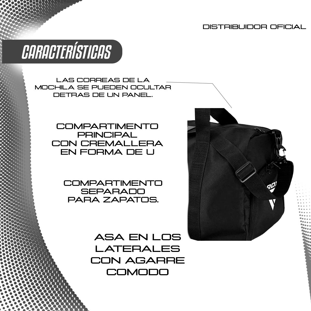 KIT BAG PARA ENTRENAMIENTO RDX IMMAF