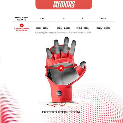 GUANTES DE SPARRING RDX AURA PLUS T-17