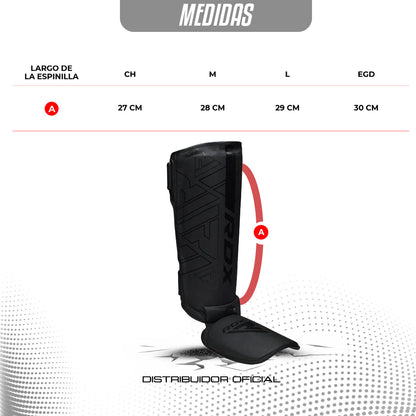 PREVENTA ESPINILLERAS RDX F6 KARA