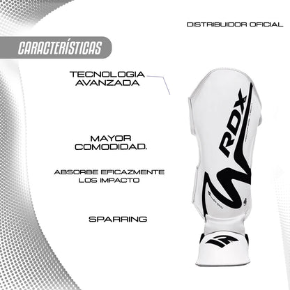 ESPINILLERAS RDX T15 NERO WHITE