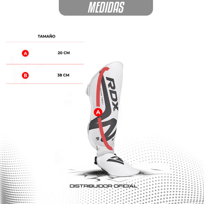 ESPINILLERAS RDX T15 NERO WHITE