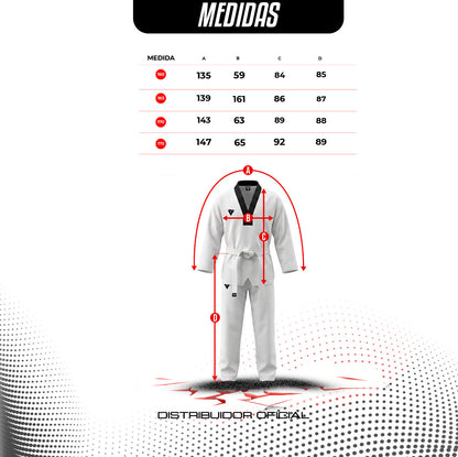 Traje De Taekwondo Rdx Uniforme Para Combate Y Entrenamiento