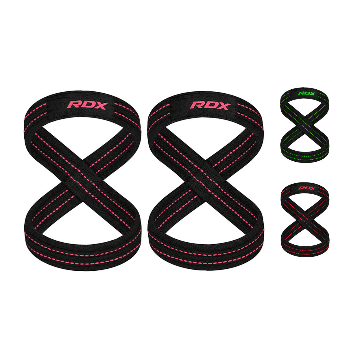 CORREAS FIGURE-8 DE LEVANTAMIENTO RDX – SOPORTE ANTIDESLIZANTE PARA DEADLIFTS Y PESAS