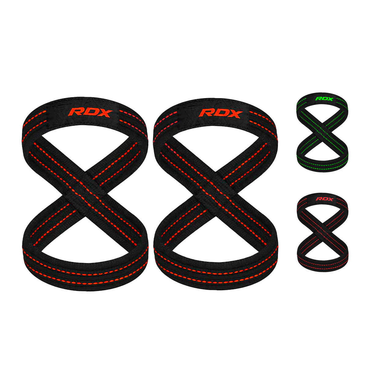 CORREAS FIGURE-8 DE LEVANTAMIENTO RDX – SOPORTE ANTIDESLIZANTE PARA DEADLIFTS Y PESAS
