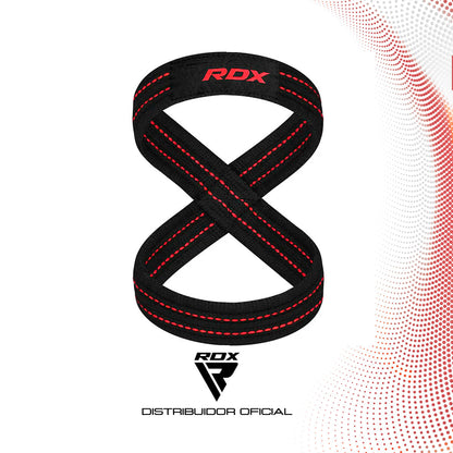 CORREAS FIGURE-8 DE LEVANTAMIENTO RDX – SOPORTE ANTIDESLIZANTE PARA DEADLIFTS Y PESAS