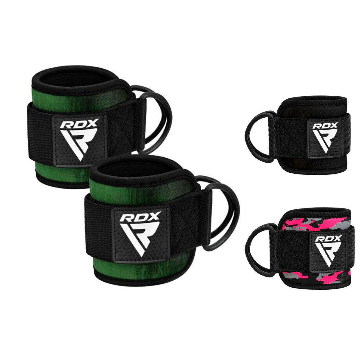 CORREAS PARA TOBILLO RDX A4 – MÁQUINA DE CABLE / GYM