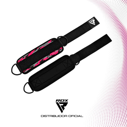CORREAS PARA TOBILLO RDX A4 – MÁQUINA DE CABLE / GYM
