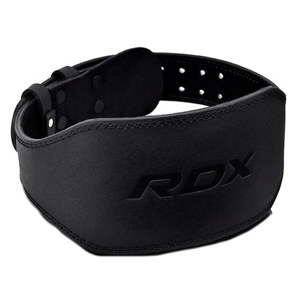 CINTURÓN DE FUERZA 6 PULGADAS EN CUERO – RDX