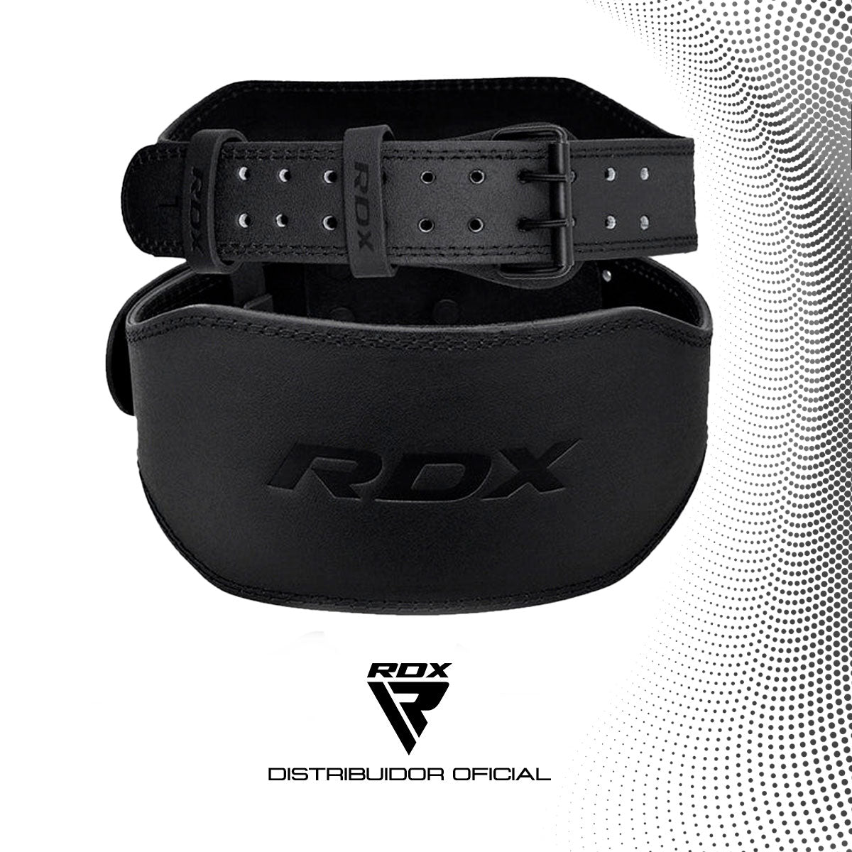 CINTURÓN DE FUERZA 6 PULGADAS EN CUERO – RDX