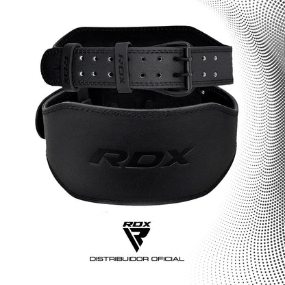 CINTURÓN DE FUERZA 6 PULGADAS EN CUERO – RDX