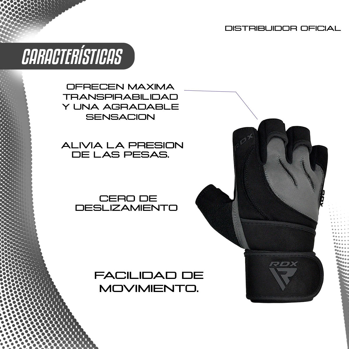 Guantes RDX L4 Open Finger – Gimnasio y Levantamiento