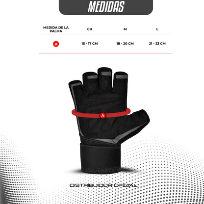 Guantes RDX L4 Open Finger – Gimnasio y Levantamiento