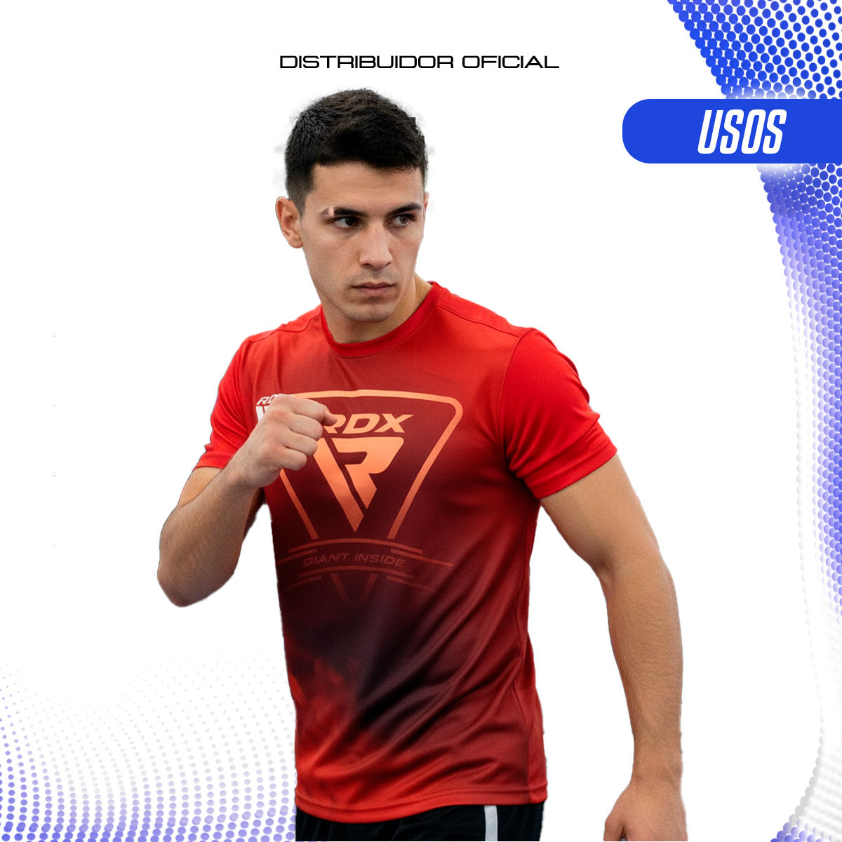 Playera Deportiva WAKO Approved RDX – Cuello V, Rendimiento Premium