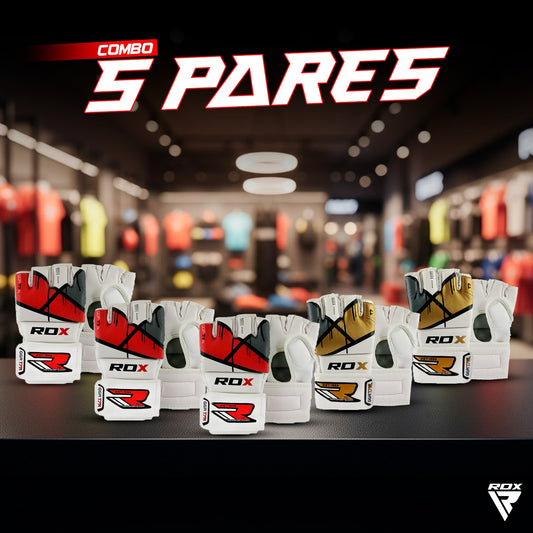 💥Paquete 5 Guantes de MMA RDX T7  en Liquidación 💥